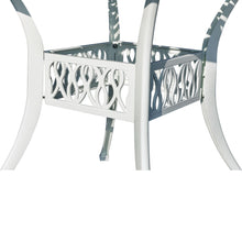 Load image into Gallery viewer, 78659-B-WT -  Serene Seating- White Cast Aluminium Bistro Set for Patio
