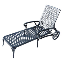 Load image into Gallery viewer, 78663-BK -  Garden Grace- Black Cast Aluminium Garden Bench
