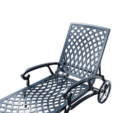 Load image into Gallery viewer, 78663-BK -  Garden Grace- Black Cast Aluminium Garden Bench
