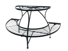 Load image into Gallery viewer, Black Semi-Circle Plant And Display Stand
