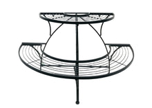 Load image into Gallery viewer, Black Semi-Circle Plant And Display Stand
