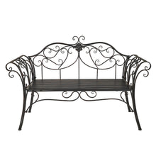 Load image into Gallery viewer, Garden Bench Antique Black
