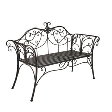 Load image into Gallery viewer, Garden Bench Antique Black
