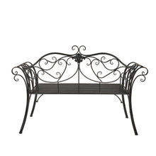 Load image into Gallery viewer, Garden Bench Antique Black
