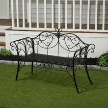 Load image into Gallery viewer, Garden Bench Antique Black
