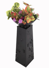 Load image into Gallery viewer, Solar Lighted Butterfly Metal Planter Holder

