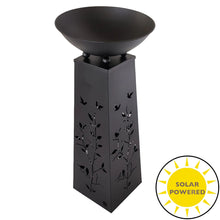 Load image into Gallery viewer, Solar Lighted Willow Branch Metal Planter Holder
