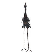 Load image into Gallery viewer, Metal Heron Decorative Garden Statue
