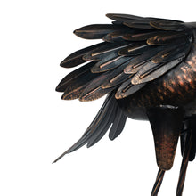 Load image into Gallery viewer, Metal Heron Decorative Garden Statue
