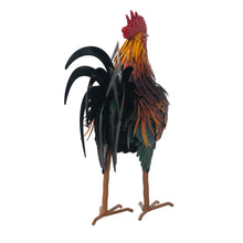 Load image into Gallery viewer, Metal Rooster Statue
