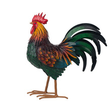 Load image into Gallery viewer, Metal Rooster Statue
