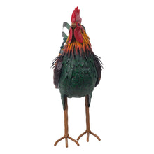 Load image into Gallery viewer, Metal Rooster Statue
