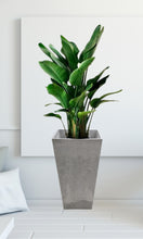 Load image into Gallery viewer, 28In Square Plastic Planter - Grey
