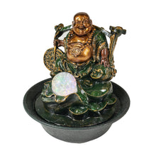 Load image into Gallery viewer, Fountain-Lucky Buddha W/Spinning Ball/RGB LED
