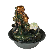 Load image into Gallery viewer, Fountain-Lucky Buddha W/Spinning Ball/RGB LED

