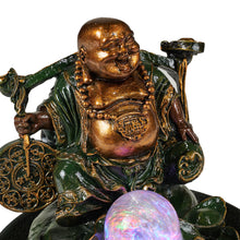 Load image into Gallery viewer, Fountain-Lucky Buddha W/Spinning Ball/RGB LED
