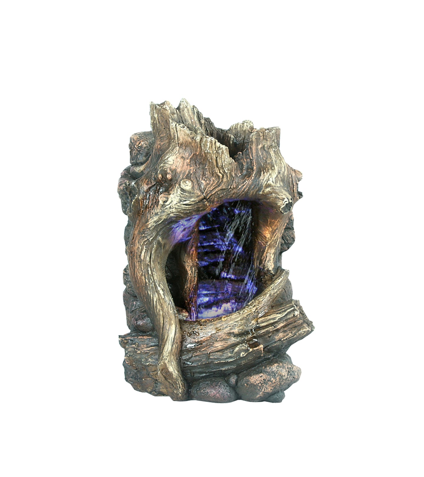 Fountain-Tree Trunk W/LED