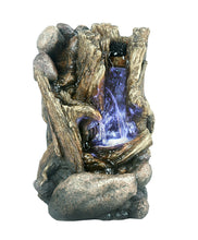 Load image into Gallery viewer, Tree Trunk Fountain W/LED
