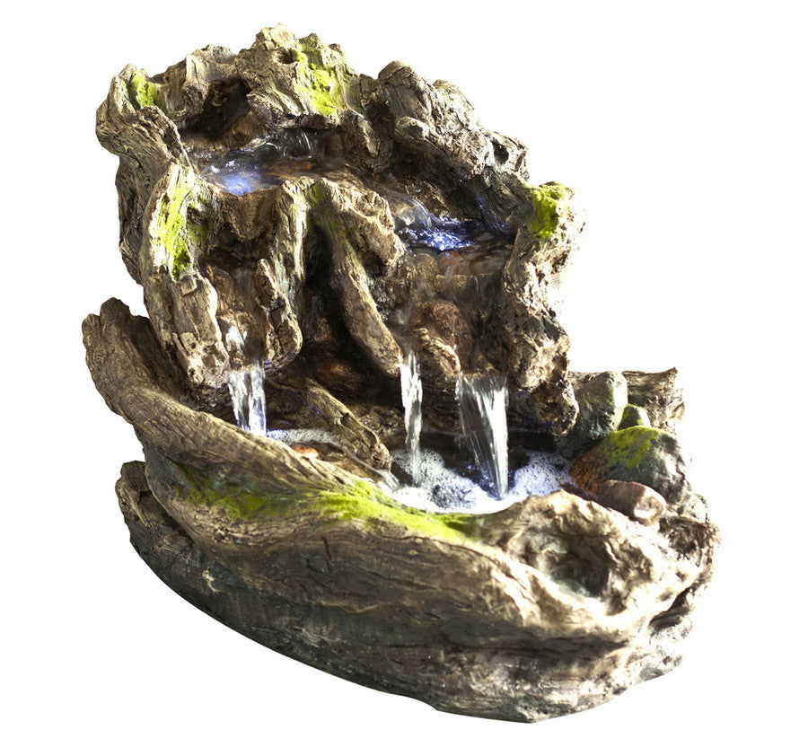Branch/Moss Waterfall W/Led