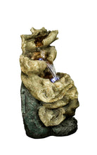 Load image into Gallery viewer, 4 Level Logs Fountain W/LED
