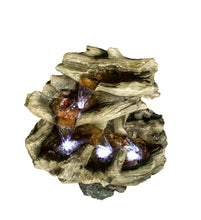 Load image into Gallery viewer, 4 Level Logs Fountain W/LED
