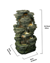 Load image into Gallery viewer, Rock Multi Level Fountain with LED

