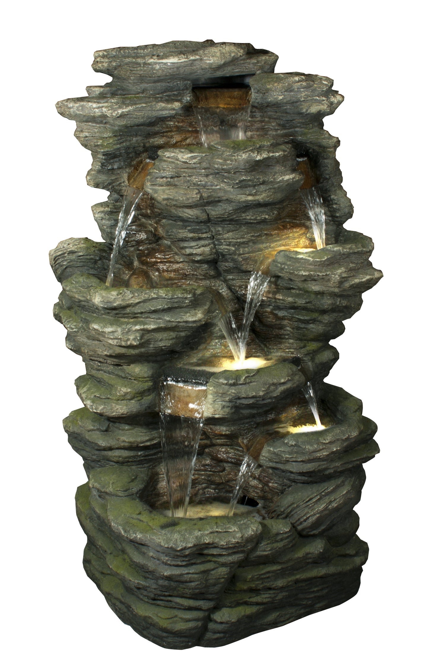 Rock Multi Level Fountain with LED