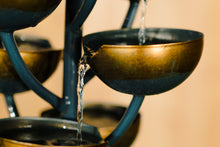 Load image into Gallery viewer, Multi Level Zinc Metal Stacked Cups Fountain
