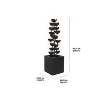 Load image into Gallery viewer, Multi Level Zinc Metal Stacked Cups Fountain
