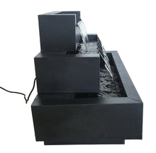 Load image into Gallery viewer, Multi-Level Rectangular Zinc Metal Fountain
