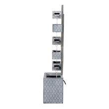 Load image into Gallery viewer, Six Boxes Tiered Metal Water Fountain
