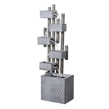Load image into Gallery viewer, Six Boxes Tiered Metal Water Fountain
