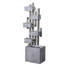 Load image into Gallery viewer, Six Boxes Tiered Metal Water Fountain
