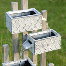 Load image into Gallery viewer, Six Boxes Tiered Metal Water Fountain
