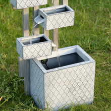 Load image into Gallery viewer, Six Boxes Tiered Metal Water Fountain
