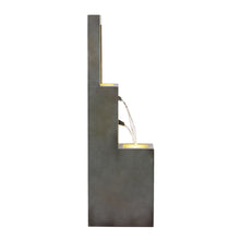 Load image into Gallery viewer, Metal Water Fountain with Bird Design and LED Lights - Outdoor
