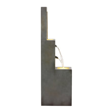 Load image into Gallery viewer, Metal Water Fountain with Bird Design and LED Lights - Outdoor
