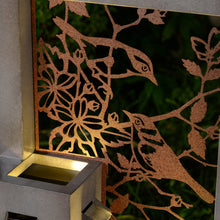 Load image into Gallery viewer, Metal Water Fountain with Bird Design and LED Lights - Outdoor
