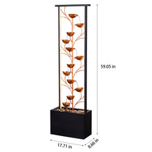 Load image into Gallery viewer, Metal Vine Fountain with LED Strips
