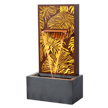 Load image into Gallery viewer, LED Tropical Leaf Waterfall Fountain
