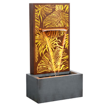 Load image into Gallery viewer, LED Tropical Leaf Waterfall Fountain
