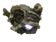 Load image into Gallery viewer, Treetrunk Waterfall Fountain with LED
