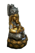 Load image into Gallery viewer, Tabletop Lord Ganesh Sculptural Fountain With Wt Led

