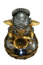 Load image into Gallery viewer, Tabletop Lord Ganesh Sculptural Fountain With Wt Led

