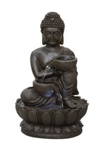 Load image into Gallery viewer, 13.75&quot; H Buddha Fountain W/LED For Tabletop Decor
