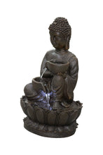 Load image into Gallery viewer, 13.75&quot; H Buddha Fountain W/LED For Tabletop Decor
