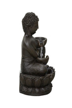 Load image into Gallery viewer, 13.75&quot; H Buddha Fountain W/LED For Tabletop Decor
