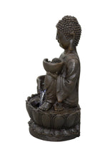 Load image into Gallery viewer, 13.75&quot; H Buddha Fountain W/LED For Tabletop Decor
