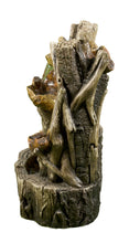Load image into Gallery viewer, Tree Trunk Fountain W/3 Leaves &amp; LED
