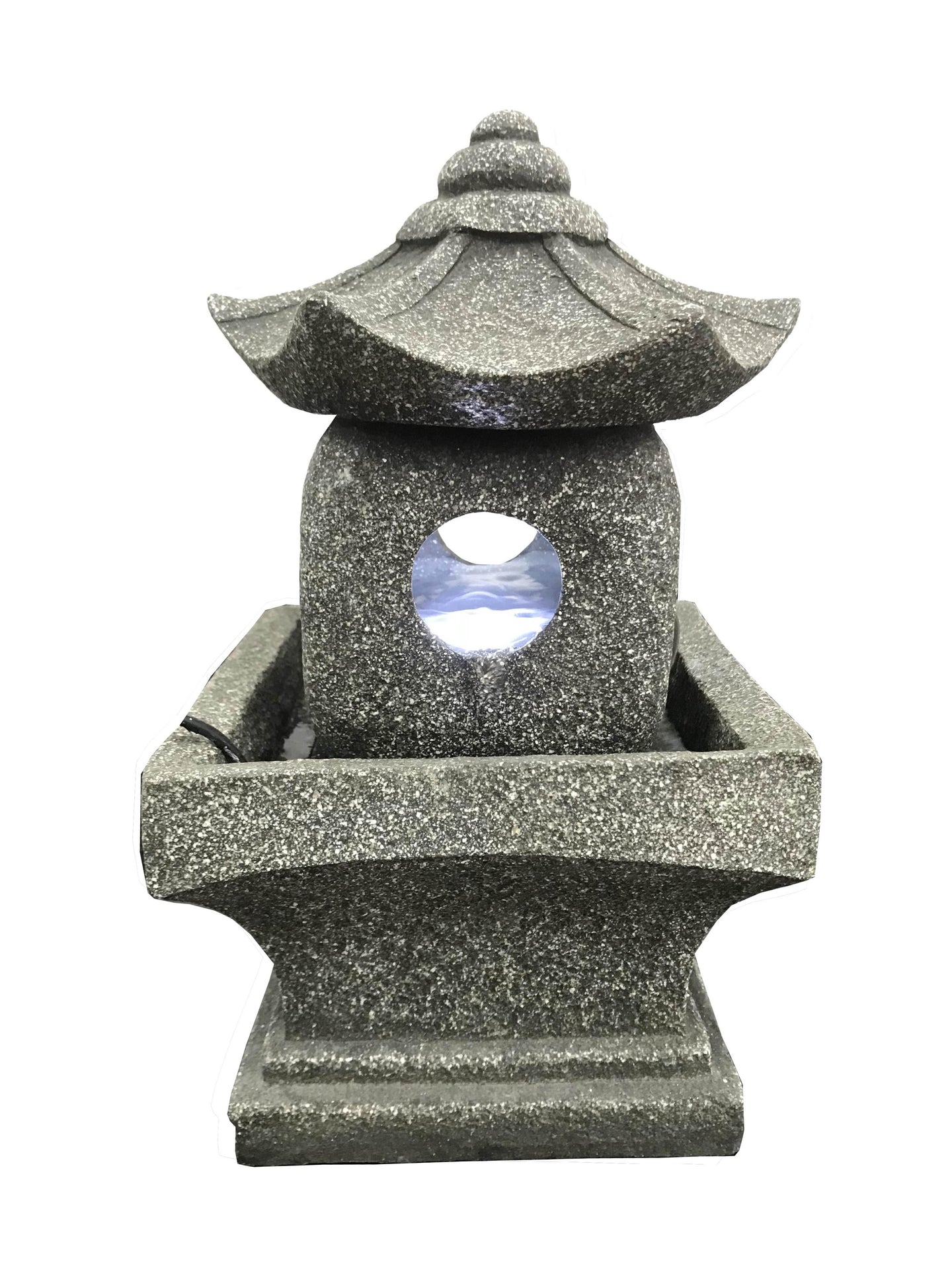 Pogoda Fountain with Warm White LED